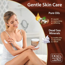 Load image into Gallery viewer, Dead Sea Collection Coconut Oil Body Butter for Women with Dead Sea Minerals – Nourishing, Moisturizer, Softening and Smoothing Dry Skin (16.9 FL. OZ)
