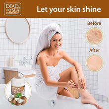 Load image into Gallery viewer, Dead Sea Collection Coconut Oil Body Butter for Women with Dead Sea Minerals – Nourishing, Moisturizer, Softening and Smoothing Dry Skin (16.9 FL. OZ)
