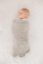 Load image into Gallery viewer, Miracle Blanket Baby Sleep Wearable Swaddle Wrap for Newborn/Infant Boy or Girl 0-3 Months, Solid Heather Gray