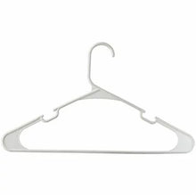 Load image into Gallery viewer, Mainstays Clothing Hangers, 50 Pack, White, Durable Plastic
