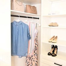 Load image into Gallery viewer, Mainstays Clothing Hangers, 50 Pack, White, Durable Plastic