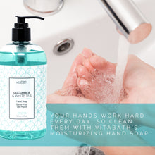Load image into Gallery viewer, Vitabath Cucumber & White Tea Hand Soap 16 fl oz