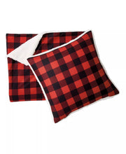 Load image into Gallery viewer, G.H Bass & Co. Buffalo Check Sherpa Throw & Pillow 2-Pack Set