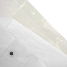 Load image into Gallery viewer, Home Collection Shower Curtain Liner with 3 Magnets, Clear, 70" x 72"