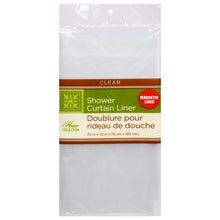 Load image into Gallery viewer, Home Collection Shower Curtain Liner with 3 Magnets, Clear, 70" x 72"