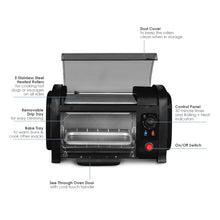 Load image into Gallery viewer, Elite Gourmet, 4 Bun Capacity, Hot Dog Roller & Toaster Oven