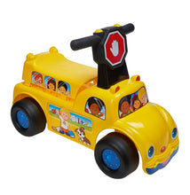 Load image into Gallery viewer, Fisher Price Little People School Bus Ride-On