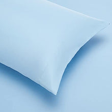 Load image into Gallery viewer, 7-Piece Lightweight Microfiber Bed-in-a-Bag Comforter Bedding Set - Full/Queen, Blue Stripe