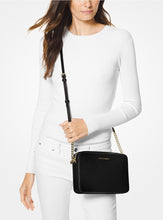 Load image into Gallery viewer, Michael Kors Jet Set Large Saffiano Leather Crossbody Bag