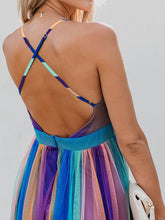 Load image into Gallery viewer, Rainbow Maternity Maxi Dress