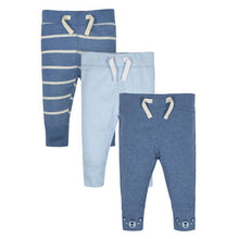 Load image into Gallery viewer, Gerber Baby Boy Organic Active Pants, 3-Pack