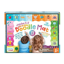 Load image into Gallery viewer, Chuckle & Roar Jumbo 4' x 3' Aqua Draw Doodle Mat