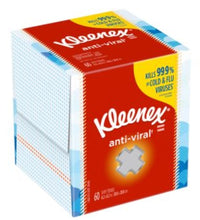 Load image into Gallery viewer, Kleenex Anti-Viral Facial Tissue, 3-Ply, 60 Sheets Per Box