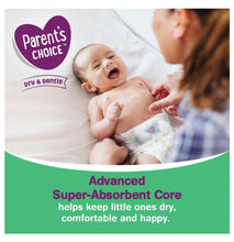Load image into Gallery viewer, Parent's Choice Dry and Gentle Baby Diapers, Size 5, 156 Count