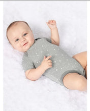 Load image into Gallery viewer, Fruit Of The Loom Baby Short Sleeve Grey Breathable Bodysuits, 4 Pack
