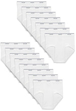 Load image into Gallery viewer, Fruit Of The Loom Men's Cotton White Briefs, 15 Pack