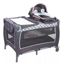 Load image into Gallery viewer, Baby Trend Lil Snooze Deluxe II Nursery Center- Daisy Dots