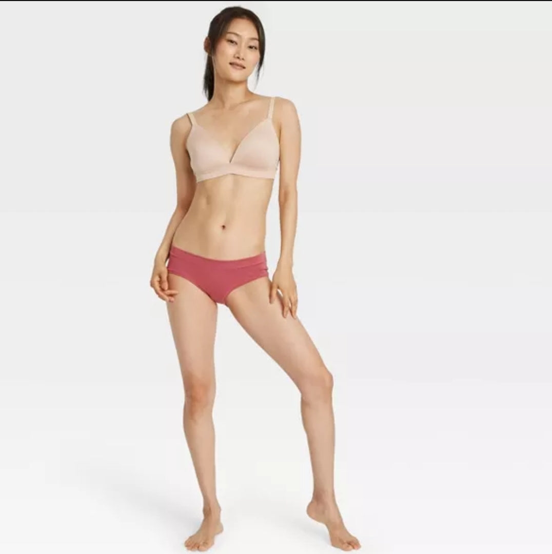 Women's Cotton Stretch Comfort Hipster Underwear - Auden™ Pink 3X