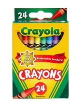 Load image into Gallery viewer, Crayola Assorted 24ct Crayons