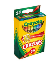 Load image into Gallery viewer, Crayola Assorted 24ct Crayons