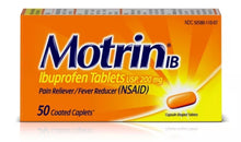 Load image into Gallery viewer, Motrin IB Pain Reliever & Fever Reducer Caplets, Ibuprofen (NSAID) - 50ct