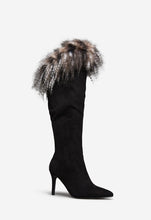 Load image into Gallery viewer, Visalia Faux Fur Stiletto Boot