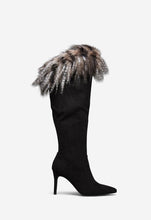 Load image into Gallery viewer, Visalia Faux Fur Stiletto Boot