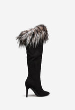 Load image into Gallery viewer, Visalia Faux Fur Stiletto Boot