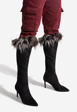 Load image into Gallery viewer, Visalia Faux Fur Stiletto Boot