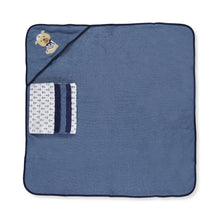 Load image into Gallery viewer, Baby Hooded Towel With 5 Washcloths, Boy Dog