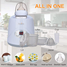 Load image into Gallery viewer, Lychee Baby Bottle Warmer 6-in-1 Smart Bottle Sterilizer & Food Heater for Breast Milk or Formula with LED-Display