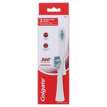 Load image into Gallery viewer, Colgate 360 Advanced Whitening Battery Toothbrush Replacement Head - 2 Count