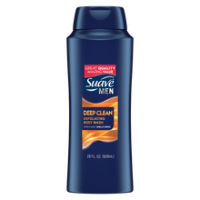 Load image into Gallery viewer, Suave Men Deep Clean Exfoliating Body Wash, 28 fl oz
