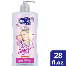 Load image into Gallery viewer, Suave Kids JoJo Siwa Rainbow Blast 3-in-1 Shampoo, Conditioner, & Body Wash - 28 fl oz