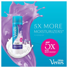 Load image into Gallery viewer, Gillette Venus with Olay Ultra Moisture Violet Swirl Shave Gel, 2.5 oz