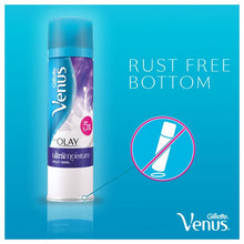 Load image into Gallery viewer, Gillette Venus with Olay Ultra Moisture Violet Swirl Shave Gel, 2.5 oz