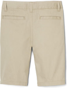 French Toast Girls' Adjustable Waist Stretch Twill Bermuda Short