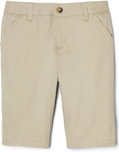 French Toast Girls' Adjustable Waist Stretch Twill Bermuda Short