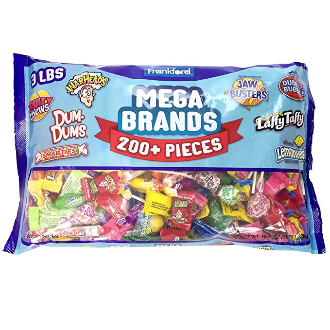 Frankford Mega Brands Bulk Candy Mix 3lb Assorted Candy (1 Pack)