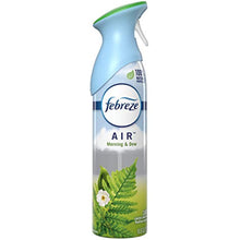 Load image into Gallery viewer, Febreze Odor-Eliminating Air Freshener Spray, Morning Dew, 1 Count - 8.8 oz
