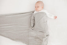 Load image into Gallery viewer, Miracle Blanket Baby Sleep Wearable Swaddle Wrap for Newborn/Infant Boy or Girl 0-3 Months, Solid Heather Gray
