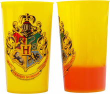 Load image into Gallery viewer, Harry Potter Hogwarts Crest 4-Pack Color Changing Cups, 20 Ounces
