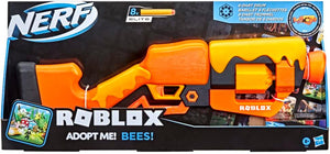 ERF Roblox Adopt Me!: Bees! Lever Action Dart Blaster, Rotating 8-Dart Drum, 8 Elite Darts