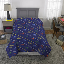 Load image into Gallery viewer, Ryan&#39;s World Microfiber Twin/Full Reversible Comforter
