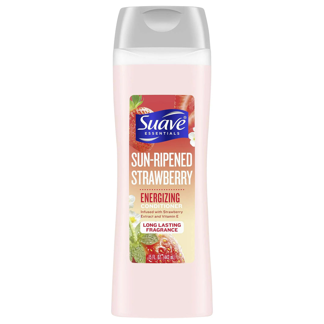 Suave Essentials - Sun-Ripened Strawberry Energizing Conditioner - 15 fl. oz.