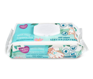 Parent Choice Fragrance Free Baby Wipes, 8 Flip-Top Packs (800) + 200 Bonus