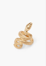 Load image into Gallery viewer, Gold Snake Ring
