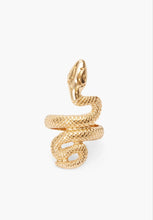 Load image into Gallery viewer, Gold Snake Ring
