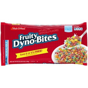 Malt-O-Meal Fruity Dyno-Bites® Cereal, 40 Ounce Bag