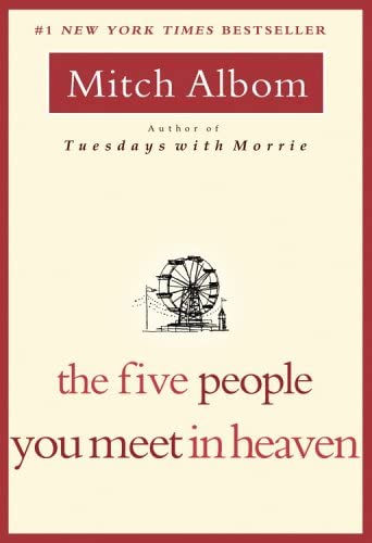 The Five People You Meet In Heaven - Hardcover Book- by Mitch Albom